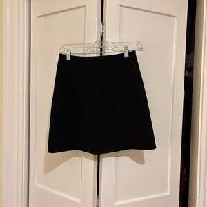 & Other Stories Black A-Line Mini Skirt